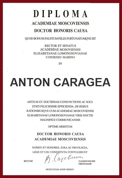 DRHC PROFESSOR ANTON CARAGEA